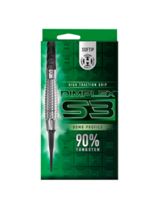 Harrows Darts Harrows Dimplex S3 Bomb 90% Soft Tip Darts