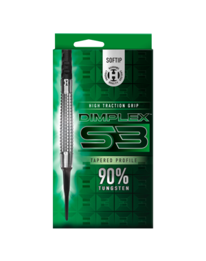 Harrows Darts Harrows Dimplex S3 Tapered 90% Soft Tip Darts