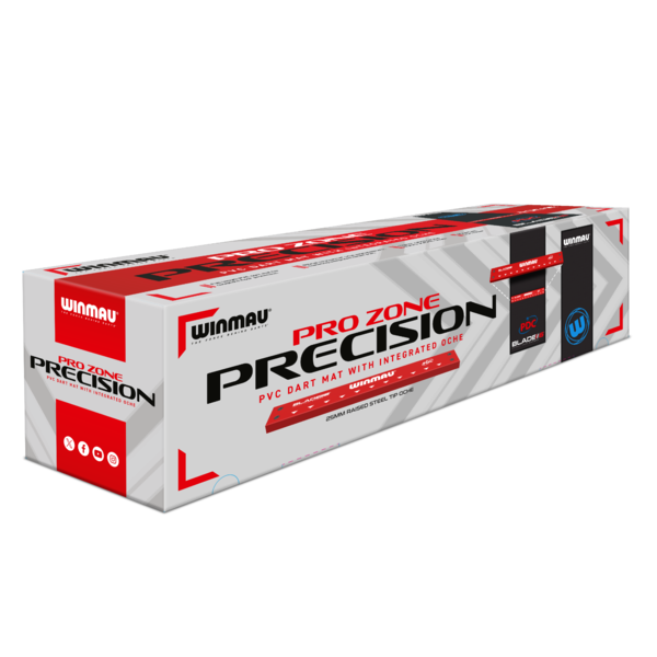 Winmau Darts Winmau Pro Zone Precision PVC Dart Mat & Integrated Oche