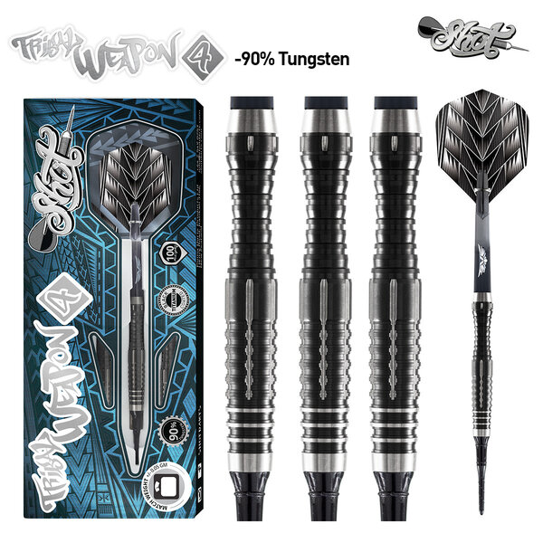 SHOT DARTS Shot Tribal Weapon Series 4 Soft Tip Darts