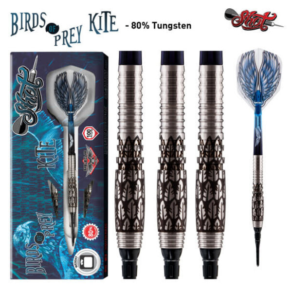 SHOT DARTS Shot Birds of Prey Kite Soft Tip Darts