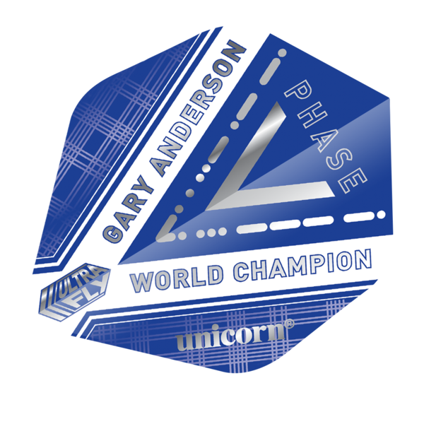 Unicorn Darts Unicorn UltraFly Gary Anderson World Champ Phase 5 Dart Flights