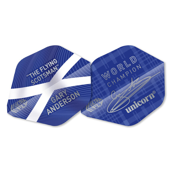 Unicorn Darts Unicorn UltraFly Gary Anderson Flying Scotsman World Champ Dart Flights