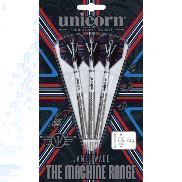 Unicorn Darts Unicorn James Wade Machine 04 90% Steel Tip Darts