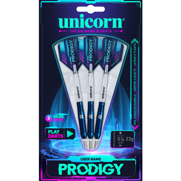 Unicorn Darts Unicorn Prodigy S2 95% Steel Tip Darts