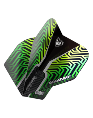 Winmau Darts Winmau Prism Delta Extra Thick Green Kairos Dart Flights