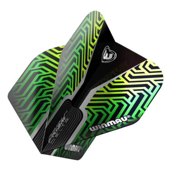 Winmau Darts Winmau Prism Delta Extra Thick Green Kairos Dart Flights