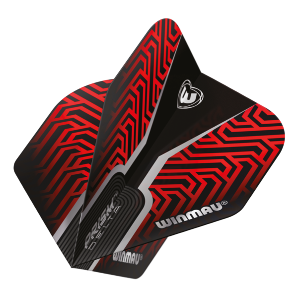 Winmau Darts Winmau Prism Delta Extra Thick Red Kairos Dart Flights