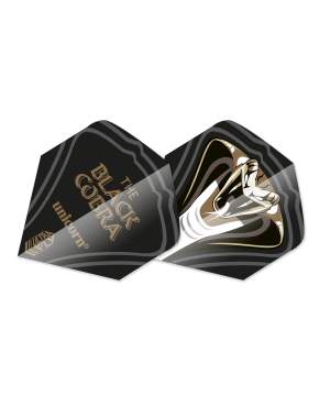Unicorn Darts Unicorn UltraFly Jeffery De Zwaan Black Cobra Dart Flights