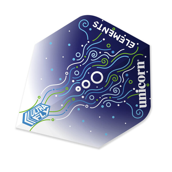 Unicorn Darts Unicorn Ultrafly .100 Elements Hydrostorm Dart Flights
