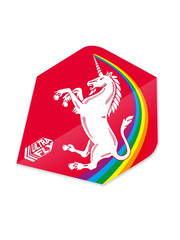 Unicorn Darts Unicorn Ultrafly .100 Unicorn Red Rainbow Dart Flights