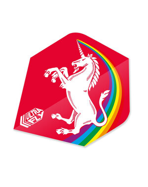Unicorn Darts Unicorn Ultrafly .100 Unicorn Red Rainbow Dart Flights