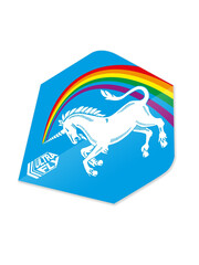 Unicorn Darts Unicorn Ultrafly .100 Unicorn Blue Rainbow Dart Flights