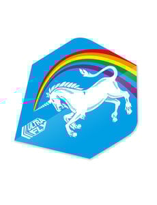 Unicorn Darts Unicorn Ultrafly .100 Unicorn Blue Rainbow Dart Flights