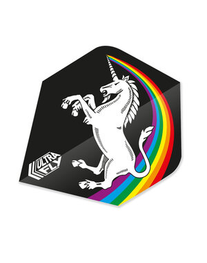 Unicorn Darts Unicorn Ultrafly .100 Unicorn Black Rainbow Dart Flights
