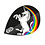 Unicorn Darts Unicorn Ultrafly .100 Unicorn Black Rainbow Dart Flights