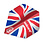 Unicorn Darts Unicorn Ultrafly .100 Union Jack Wave Dart Flights