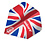 Unicorn Darts Unicorn Ultrafly .100 Union Jack Wave Dart Flights