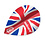 Unicorn Darts Unicorn Ultrafly .100 Union Jack Wave Dart Flights