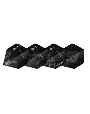 Unicorn Darts Unicorn Ultrafly .100 Black Royal Flush Dart Flights