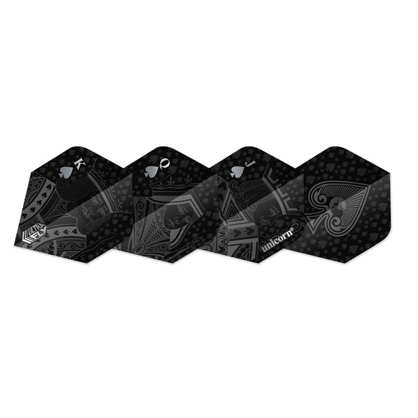 Unicorn Darts Unicorn Ultrafly .100 Black Royal Flush Dart Flights