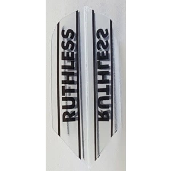 RUTHLESS Ruthless Clear Slim Dart Flights - 5 Sets