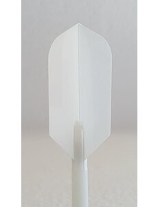 R4X R4X  White Slim Dart Flights - 5 Sets