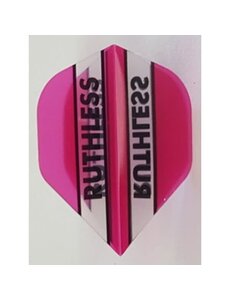RUTHLESS Ruthless Fuscia Standard Dart Flights - 5 Sets