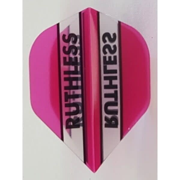 RUTHLESS Ruthless Fuscia Standard Dart Flights - 5 Sets