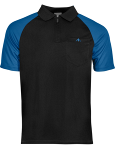 Mission Darts Mission EXOS Cool Black Blue Sleeve L Dart Shirt