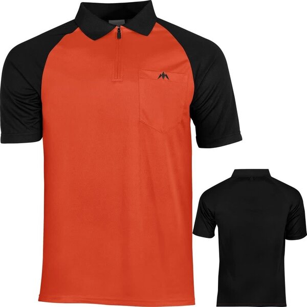 Mission Darts Mission Exos Cool FX Black and Orange 4XL Dart Shirts