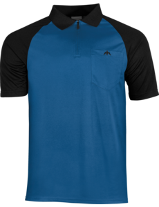 Mission Darts Mission EXOS Cool Black Blue Front 4XL Dart Shirt