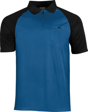Mission Darts Mission EXOS Cool Black Blue Front 4XL Dart Shirt