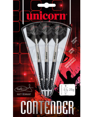 Unicorn Darts Unicorn Matt Dennant 90% Steel Tip Darts 25g