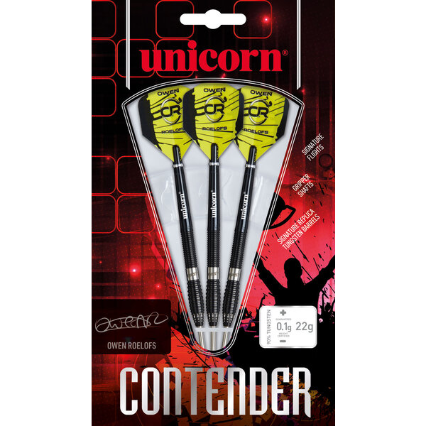 Unicorn Darts Unicorn Owen Roelofs 90% Steel Tip Darts 22g