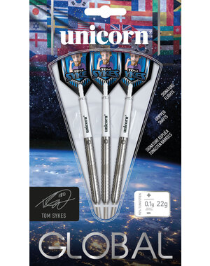 Unicorn Darts Unicorn Tom Sykes 90% Steel Tip Darts 22g