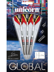 Unicorn Darts Unicorn Vincent D'Hondt 90% Steel Tip Darts 24g