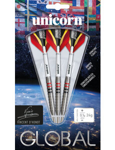 Unicorn Darts Unicorn Vincent D'Hondt 90% Steel Tip Darts 24g