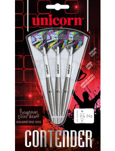 Unicorn Darts Unicorn Benjamin Drue Reus 80% Steel Tip Darts 24g