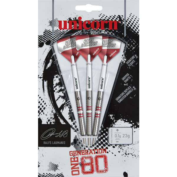 Unicorn Darts Unicorn Ralfs Laumanis 90% Steel Tip Darts 23g
