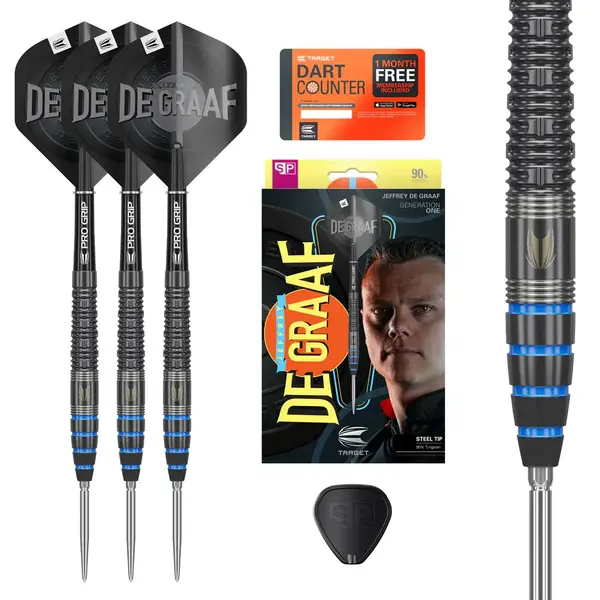 Target Darts Target Jeffrey De Graff Swiss Steel Tip Darts 23g