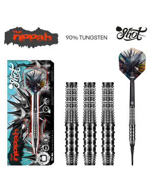 SHOT DARTS Shot Gnarly Rippah 90% Soft Tip Darts 20g