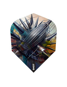 SHOT DARTS Shot Gnarly Rippah Small Standard Dart Flights
