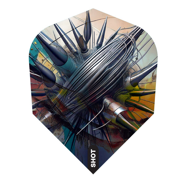 SHOT DARTS Shot Gnarly Rippah Small Standard Dart Flights