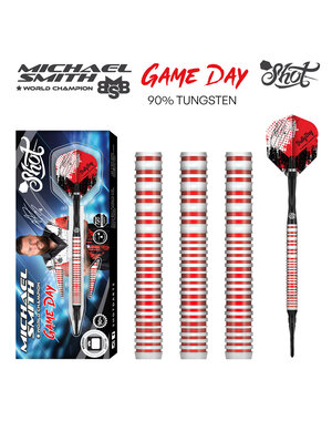 SHOT DARTS Shot Michael Smith Game Day 90% 20g Soft Tip Darts