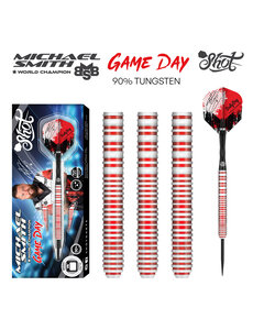 SHOT DARTS Shot Michael Smith Game Day 90% Steel Tip Darts