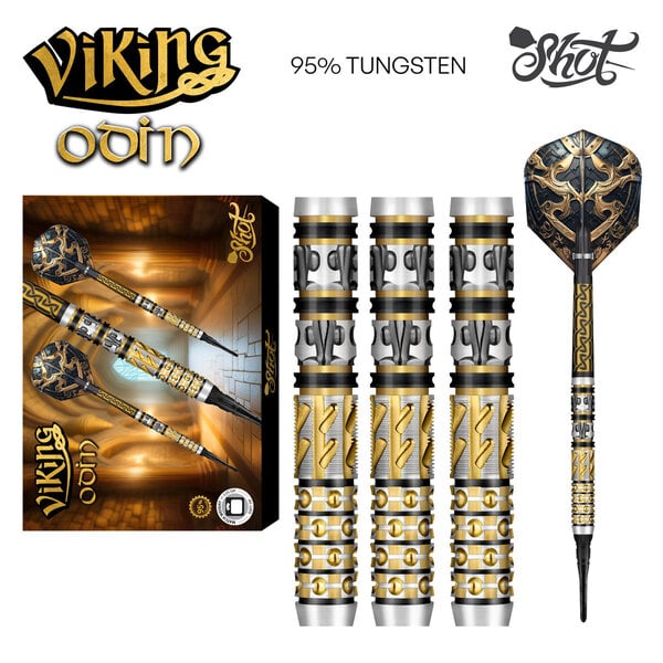 SHOT DARTS Shot Viking Odin 95% 20g Soft Tip Darts