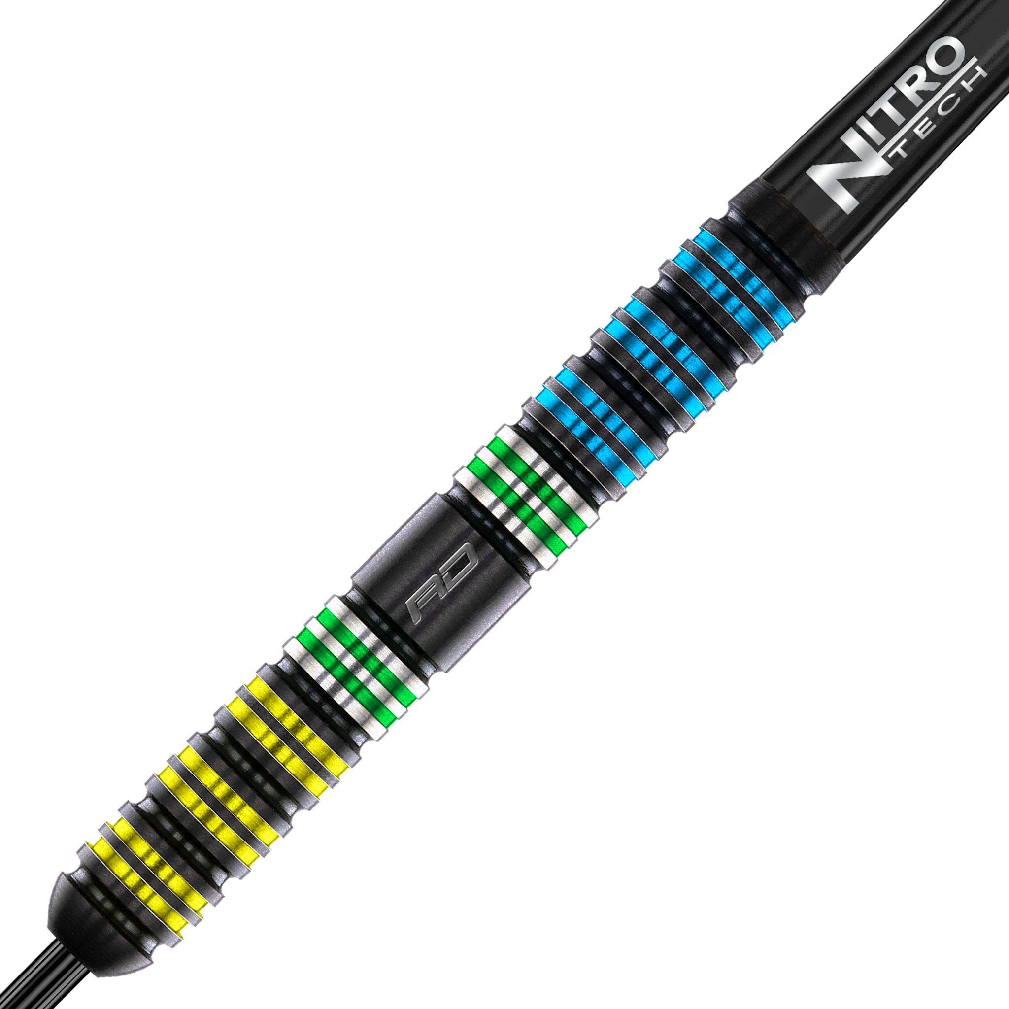 Dragonfly 95 Black Parallel Darts | Red Dragon Darts
