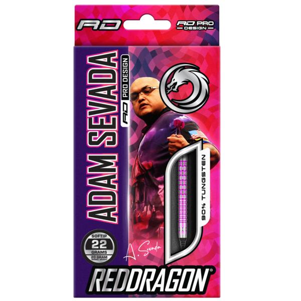 RED DRAGON Red Dragon Adam Sevada Soft Tip Darts 22g