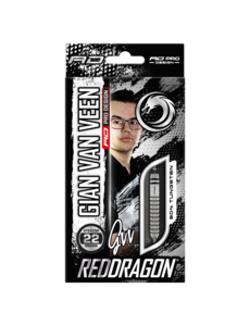 RED DRAGON Red Dragon Gian van Veen Tour Edition Steel Tip Darts 22g
